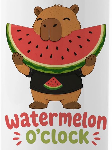 Wassermelone Capybara Sommer