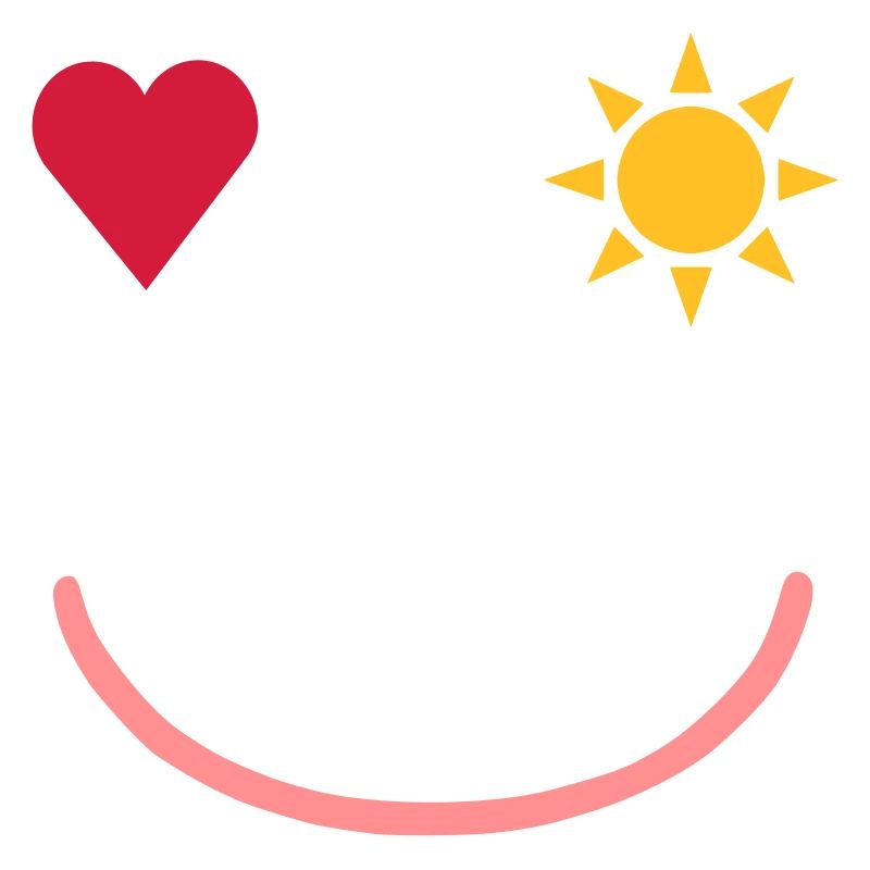 ★ Design colors changeable ★ Smiling face