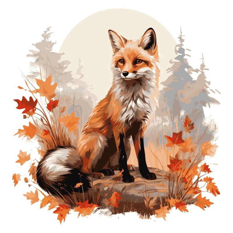 Fuchs im Herbst