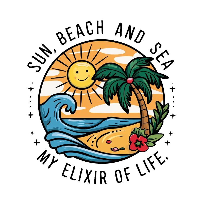 Le soleil, la plage et la mer - mon élixir de vie