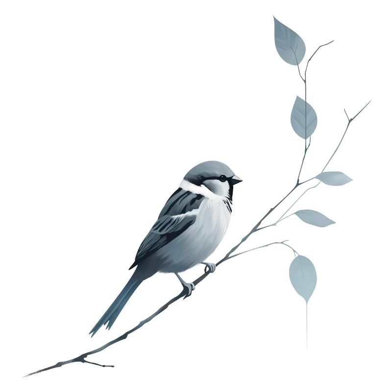 Sparrow on branch