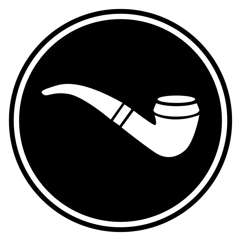 Smoking a pipe