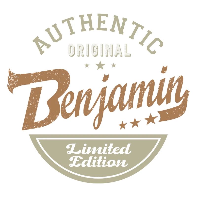 Benjamin personalisierter Geschenkname Benjamin