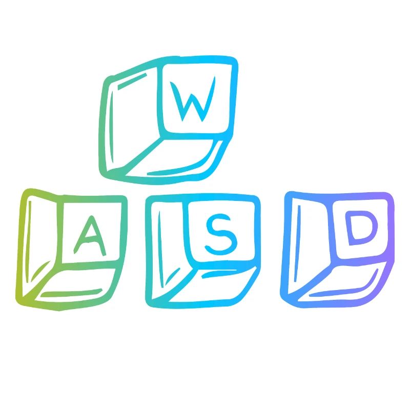 WASD Gaming Zocken Videospiel, PC, Computer