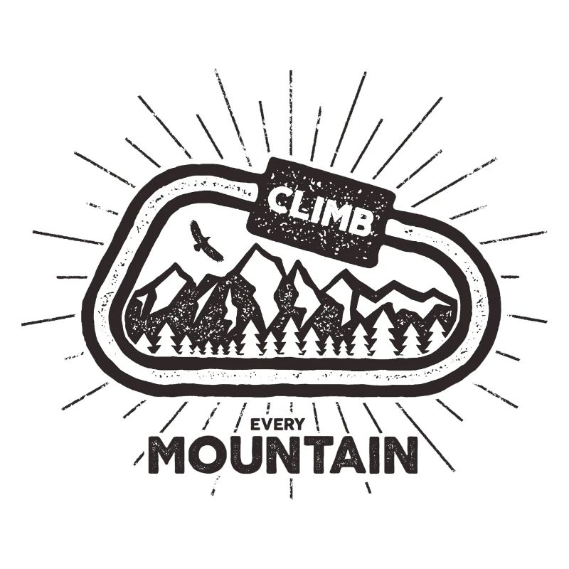 Klettern auf jeden Berg Bergsteigen oder Bouldern