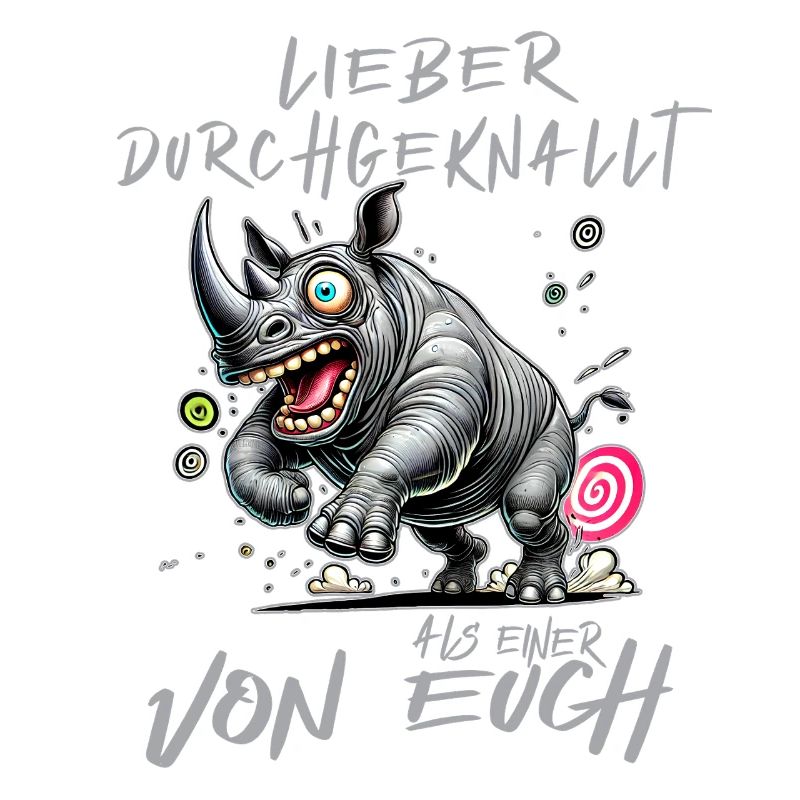 Nashorn Lieber durchgeknallt als einer von euch