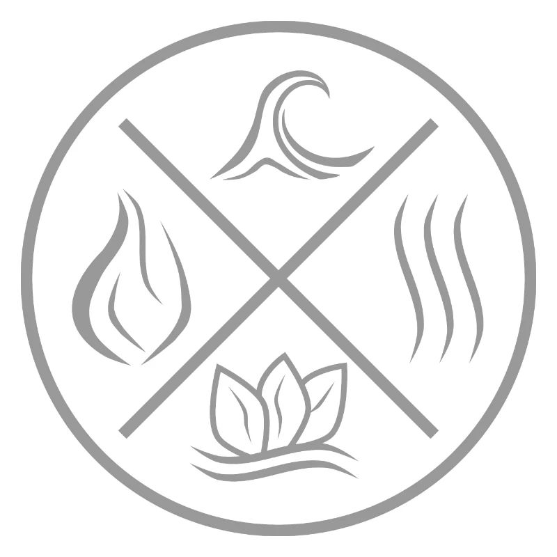 Les 4 éléments - feu, eau, terre, air