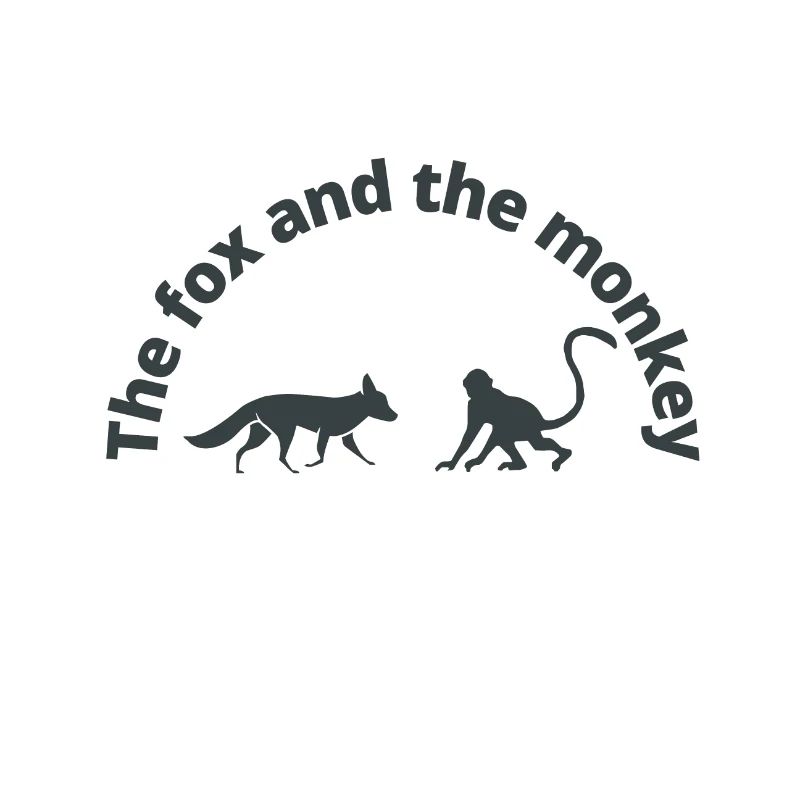 Der Fuchs und der Affe sind Freunde