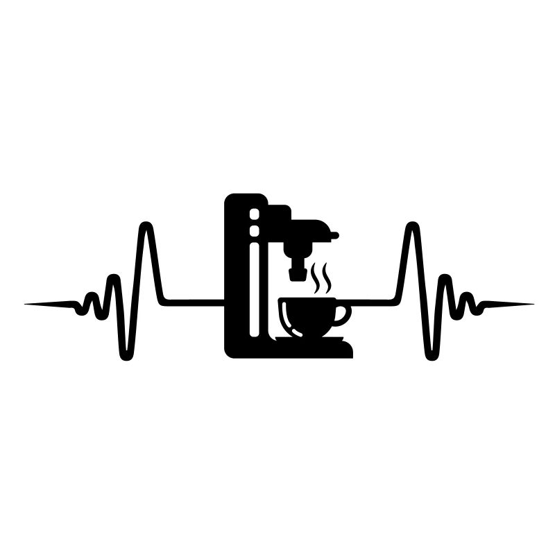 Coffee machine pulse symbol