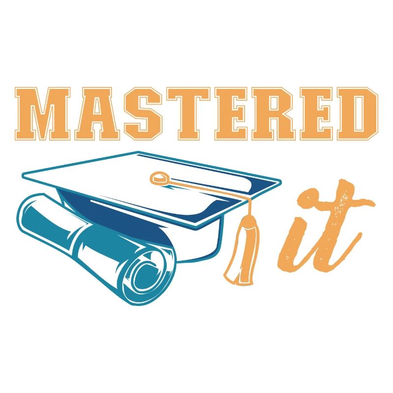 Master-Abschluss Absolvent Graduierung Master Grad