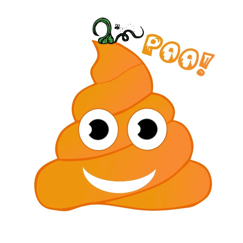 Emoticon Boo Poo Pumpkin Halloween Emoticon Costume