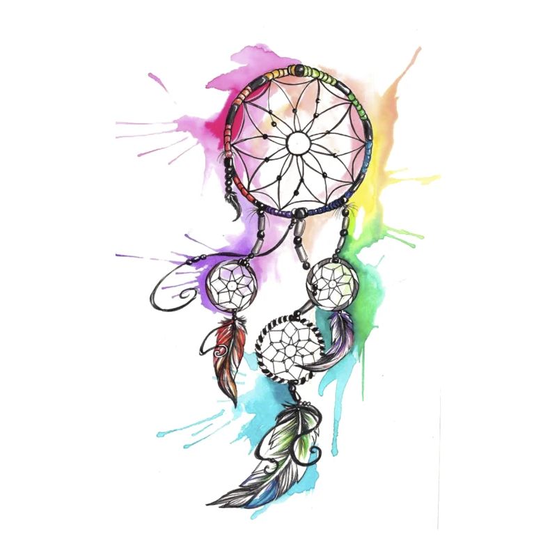 TRAUMFÄNGER REGENBOGENFARBEN