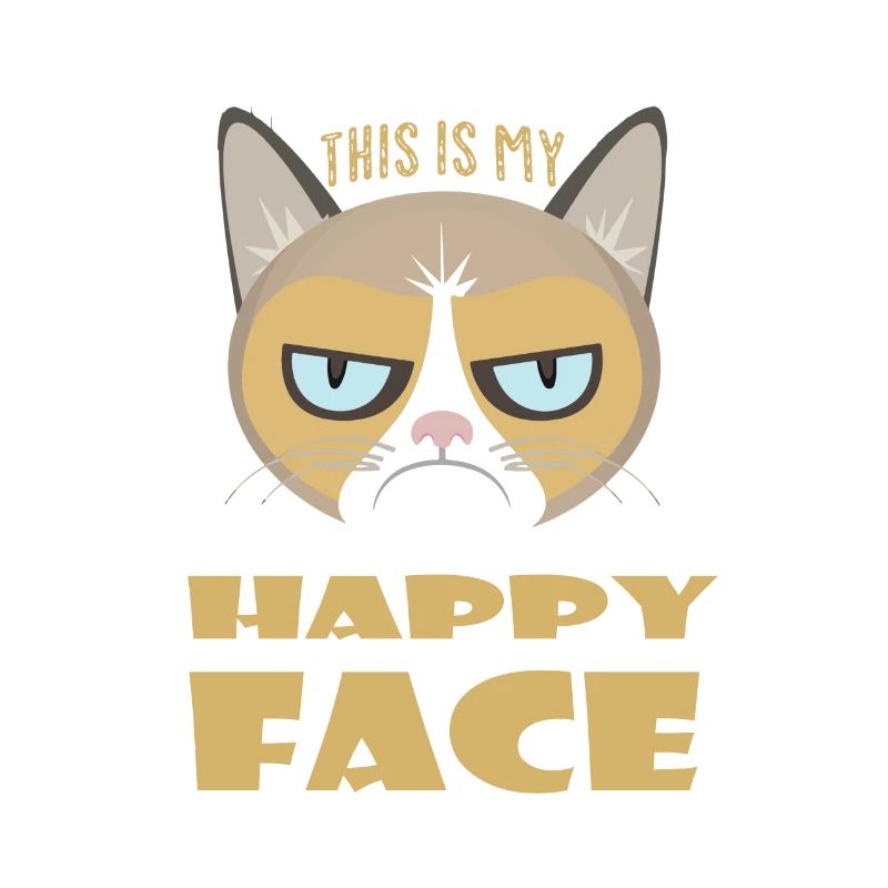 C’est mon visage heureux