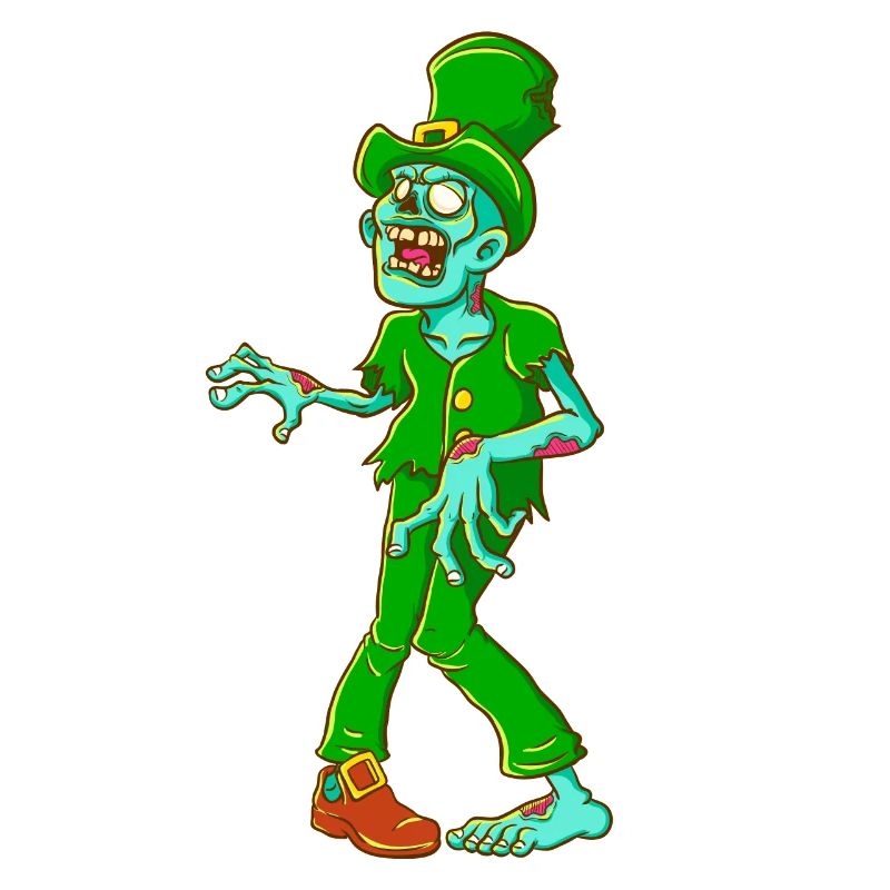 St Patrick Irischer Zombie