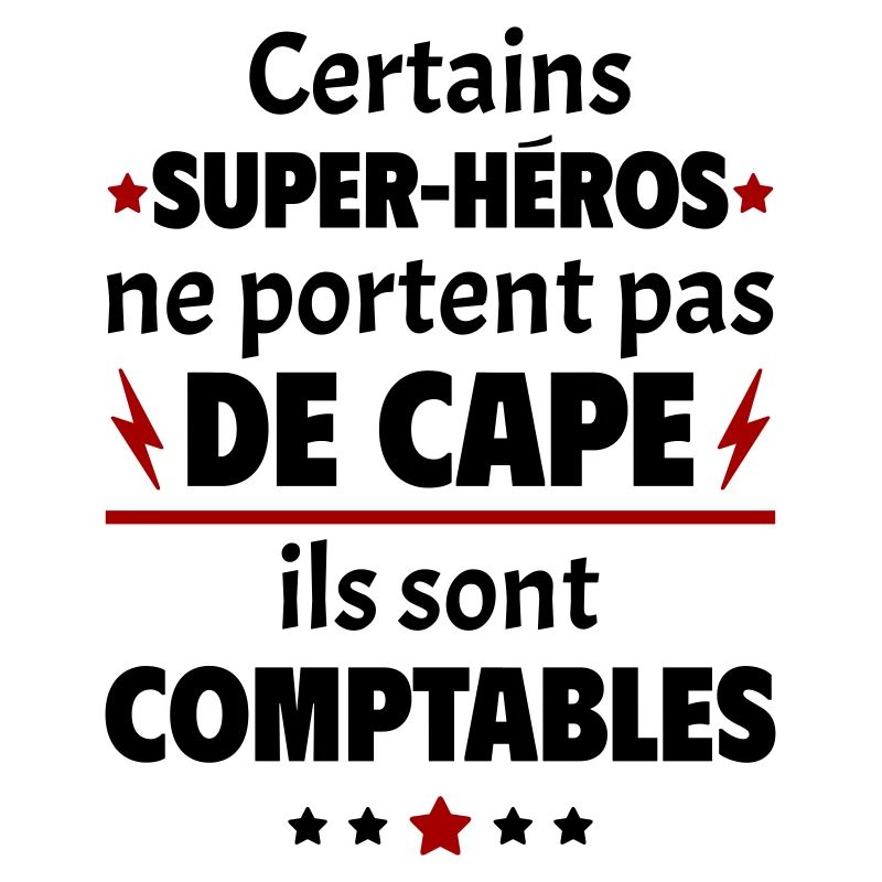 Certains super-héros sont comptables,cadeau noël