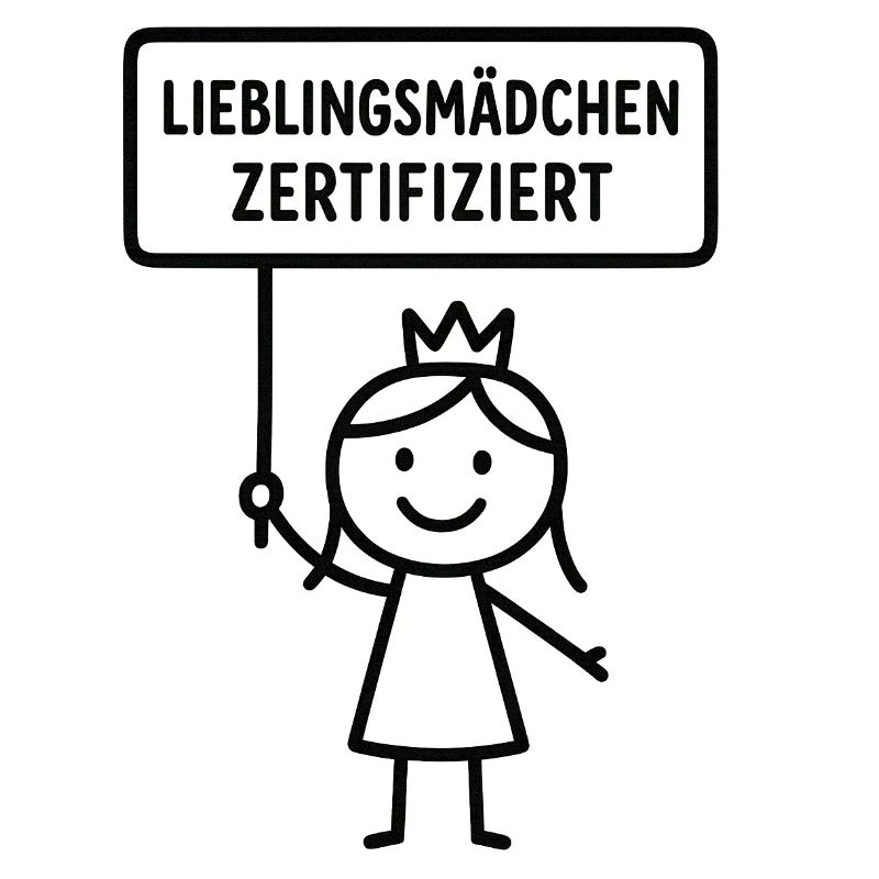 Fille préférée certifiée - Design drôle