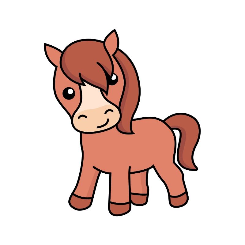 Pferd Comic Tier