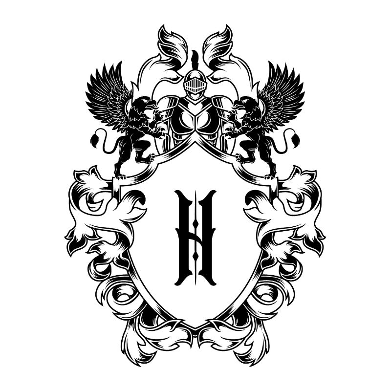 H Buchstabe Wappen