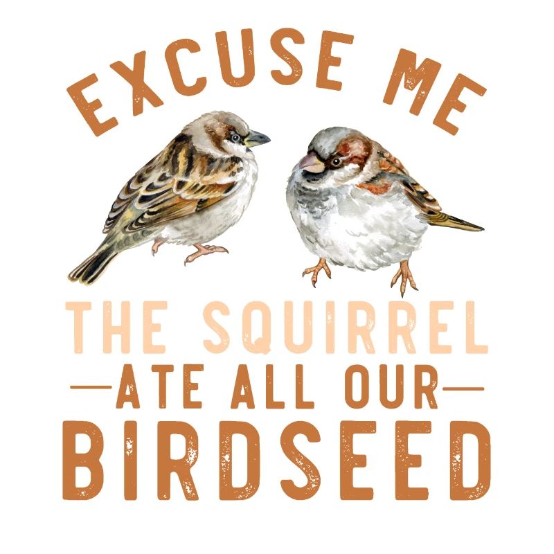 Sparrow bird feeder garden squirrel problem