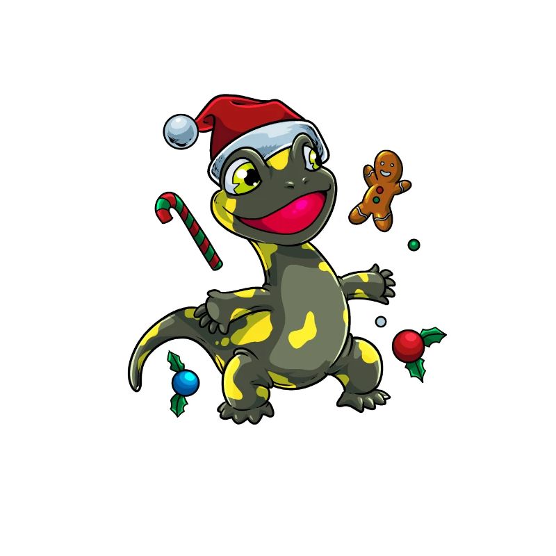Salamandre de feu de Noël sucrée