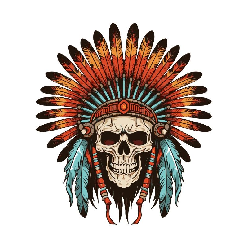 Crâne de chef indien Apache