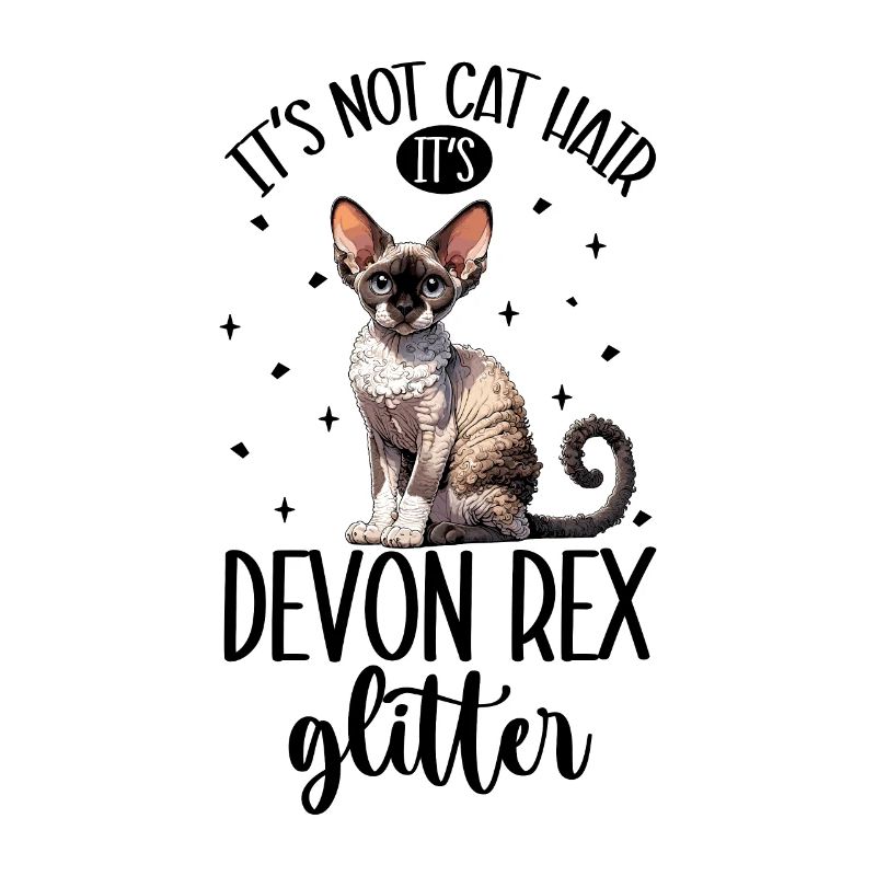 Paillettes Chats - Devon Rex