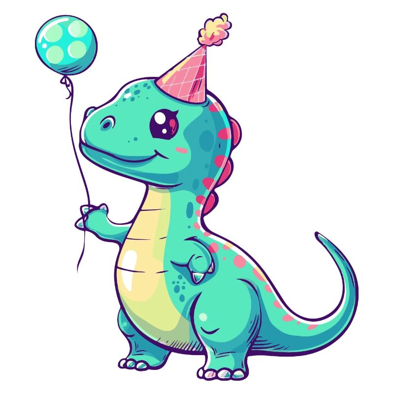 Dinosaur brontosaurus birthday comic