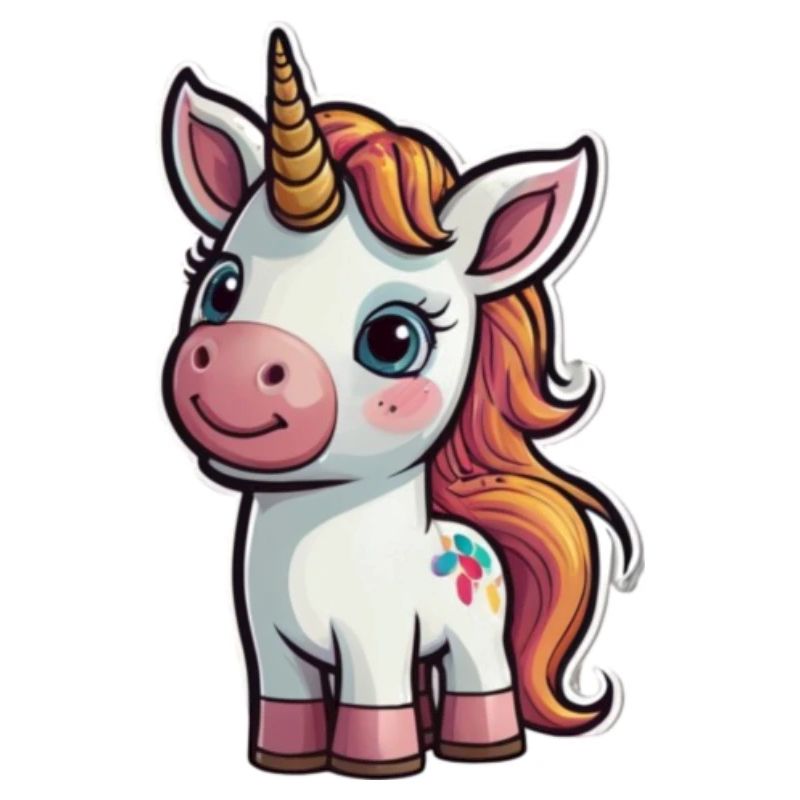 Comic-Einhorn