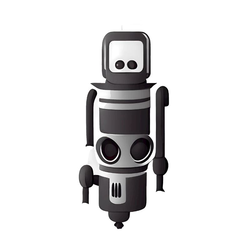 Roboter schwebend