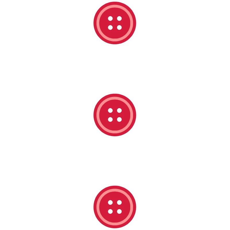 Rangée de boutons composée de trois boutons