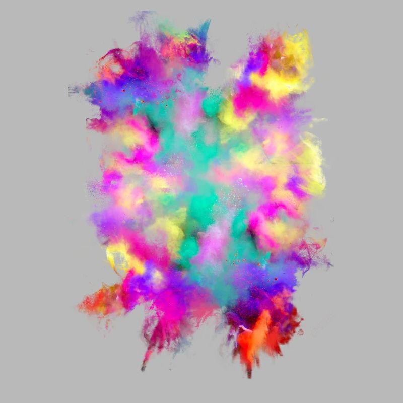 explosion de couleur