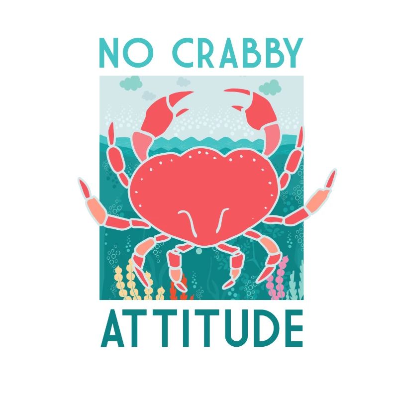 Krabbe Krabben Krustentier Ozean Geschenk Idee