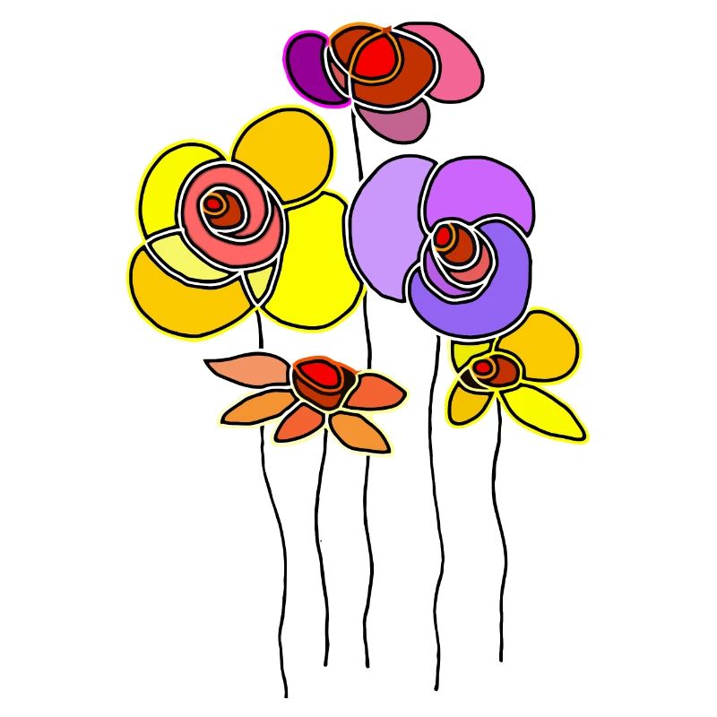 Bunte Blumen