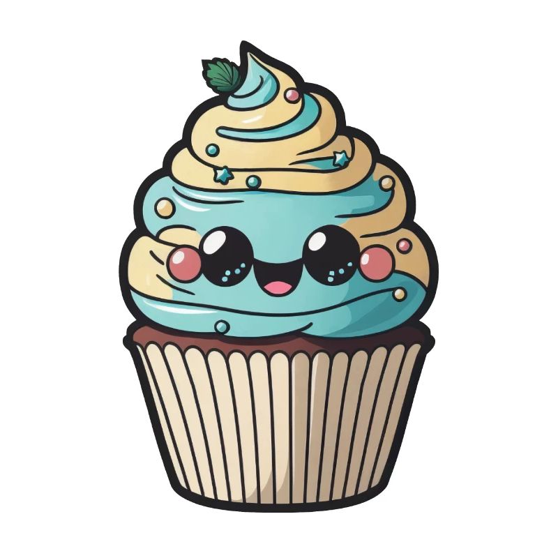 Muffin à cupcakes mignon