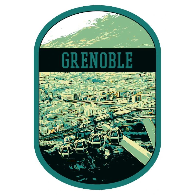 Panoramic Grenoble: Single View Cable Car