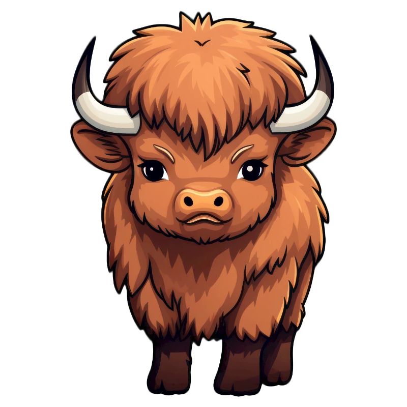 Bébé bison buffle