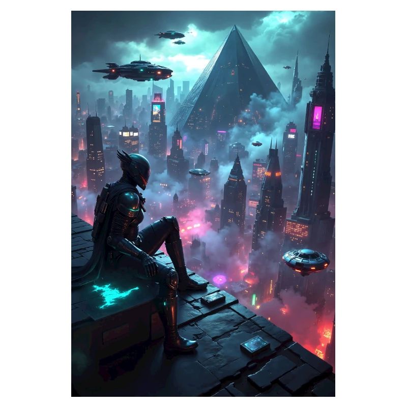 Cyberpunk graphics.
