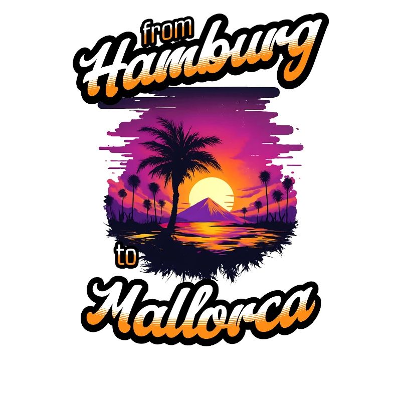 De Hambourg à Majorque - Orange Text Edition