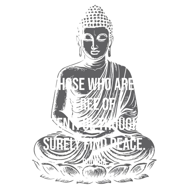Friedlicher Geist-Buddha-Zitat