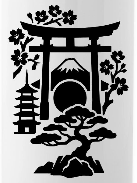 Japan Silhouette