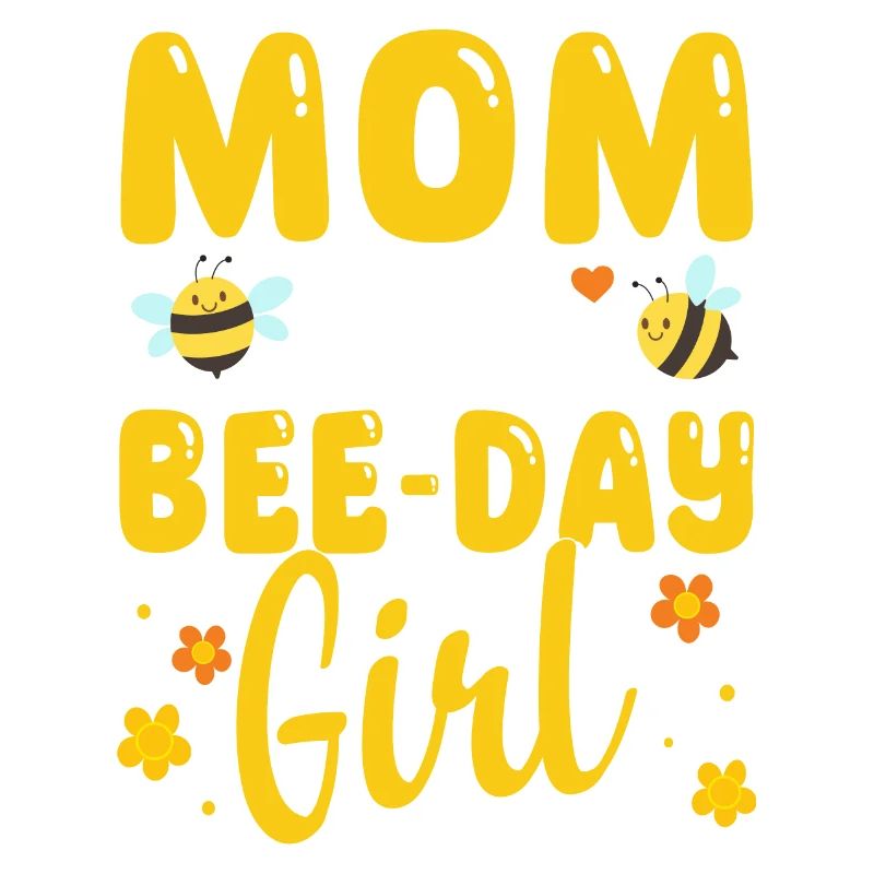 Mutter des Bee Day Mädchens Geburtstag