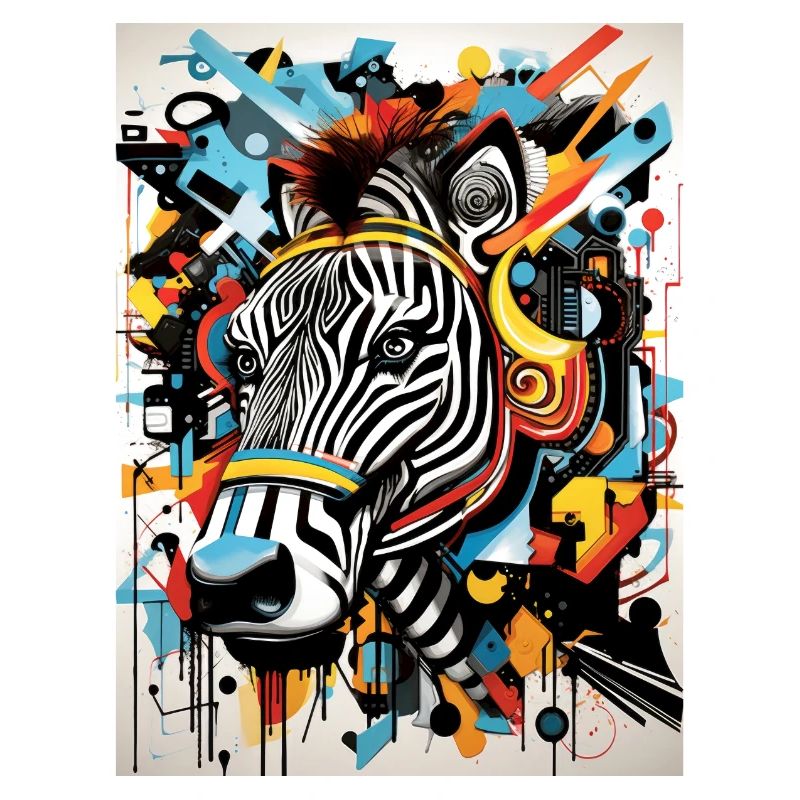 Inspirations graffiti :Zèbre