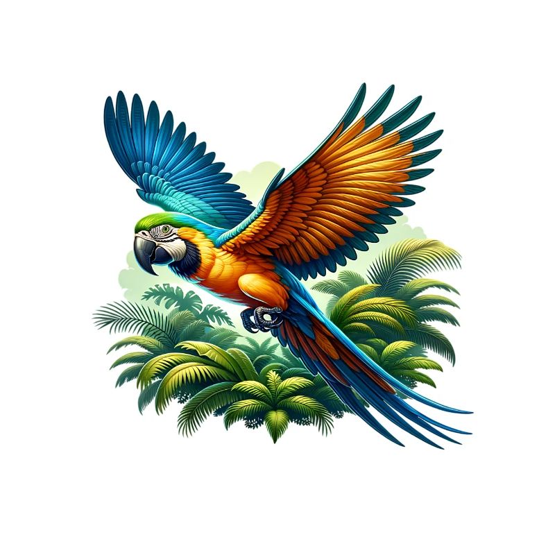 Save Macaw Parrot