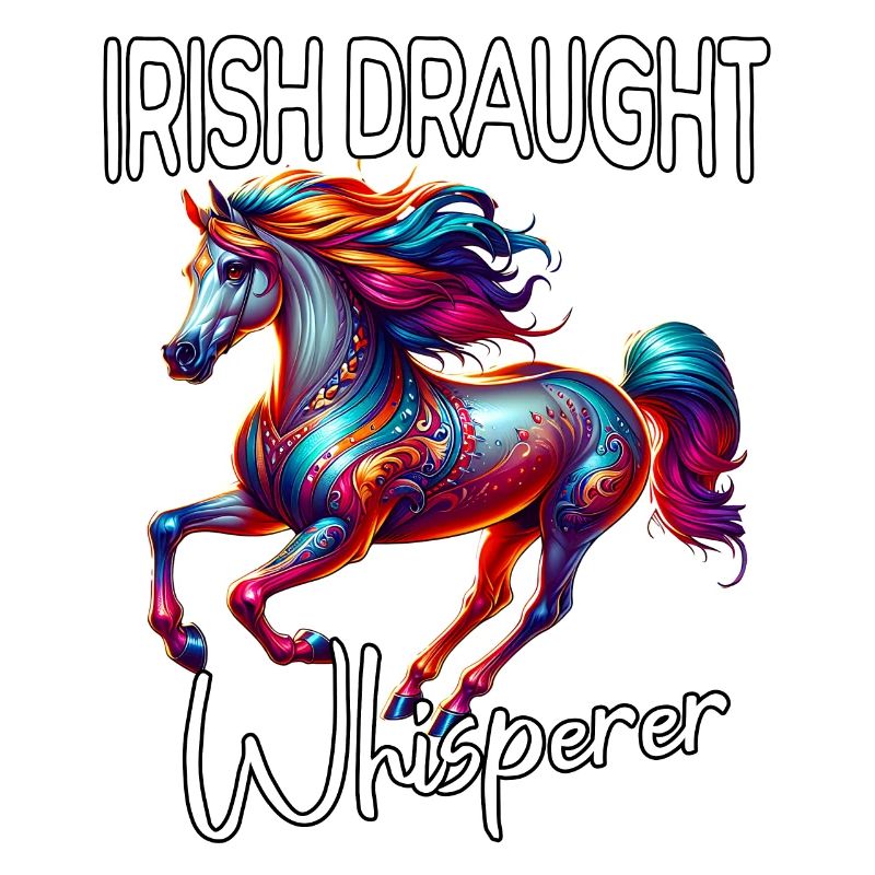Irisches Zugpferd Flüsterer Pferd