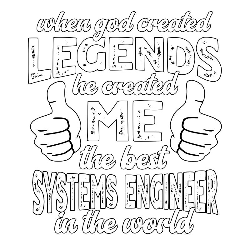 Best Systems Engineer Legend
