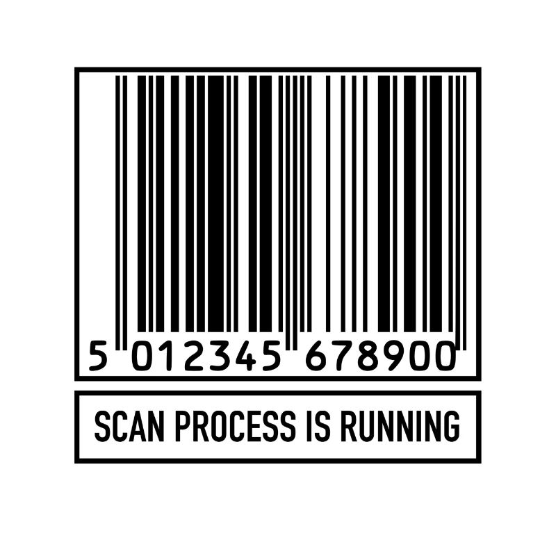 Scan bar code computer science technology gift