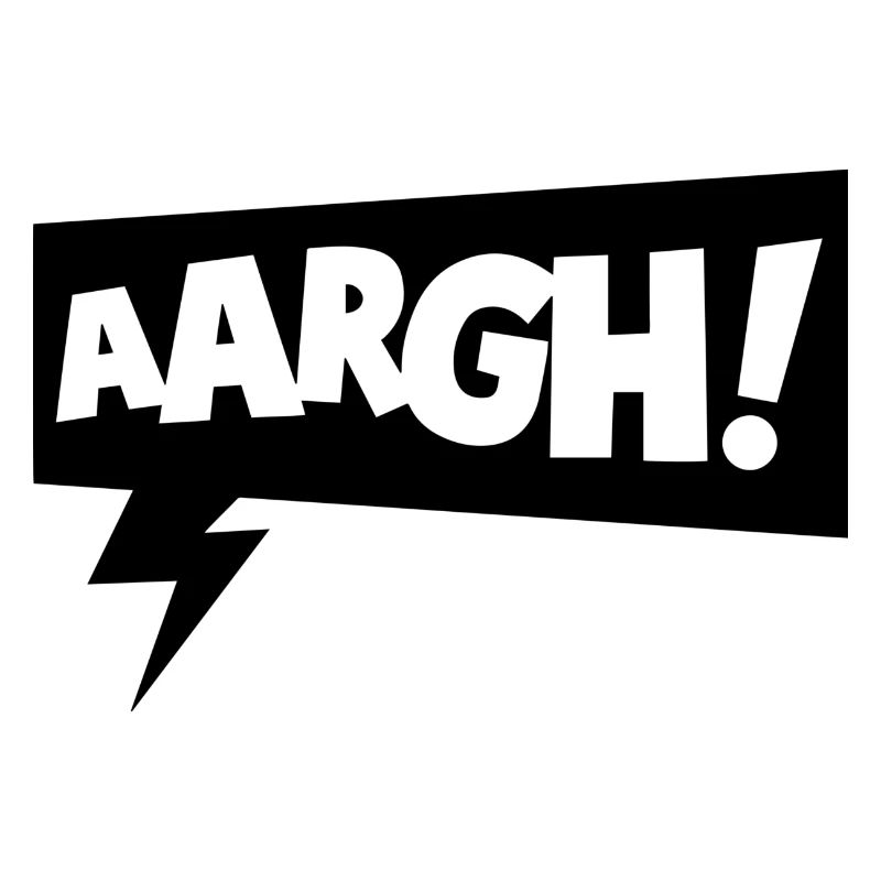 Speech bubble aaargh