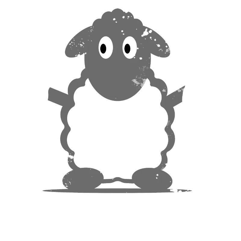 Conception de mouton drôle