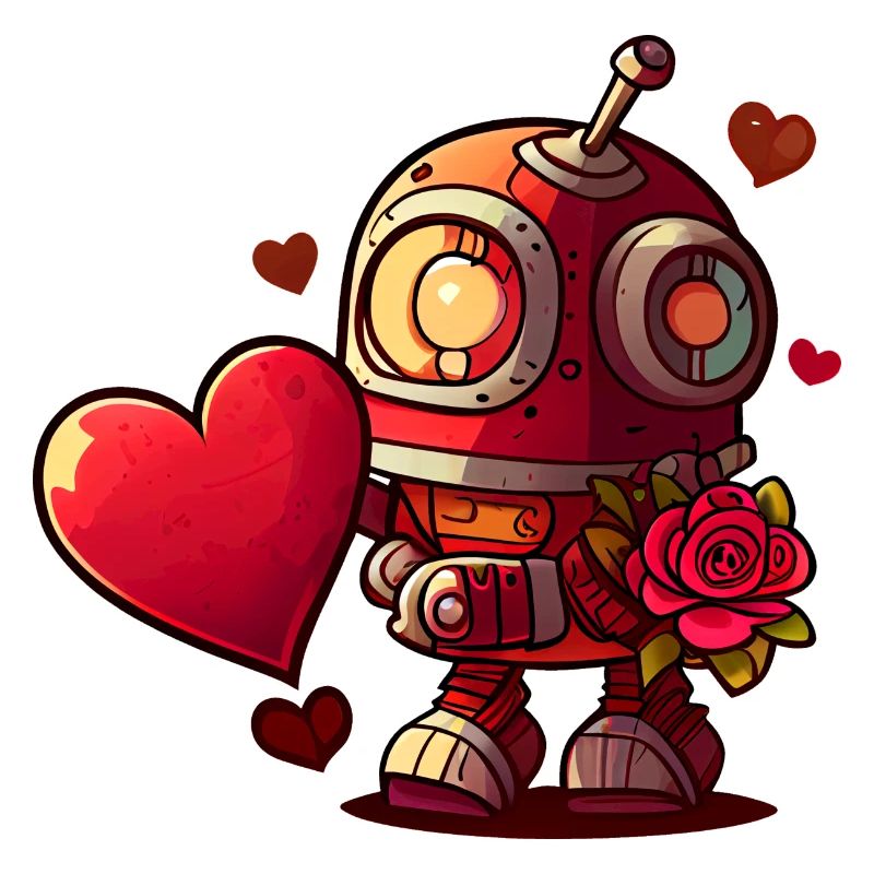 Les robots de la Saint-Valentin adorent #love