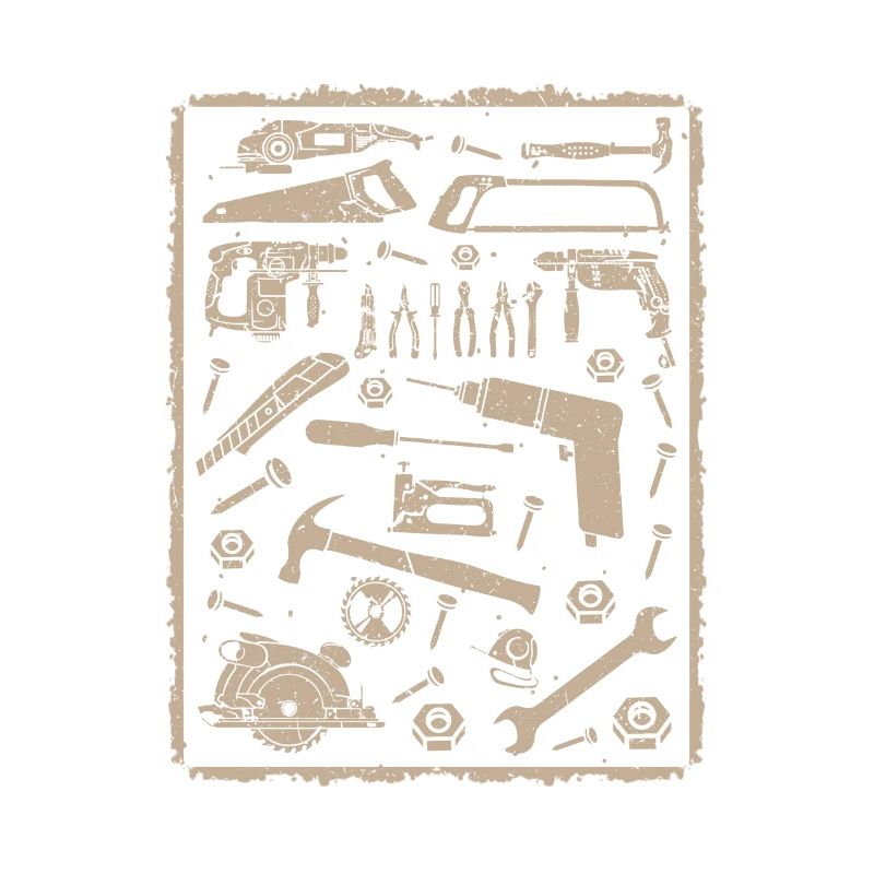 Tools with frame vintage